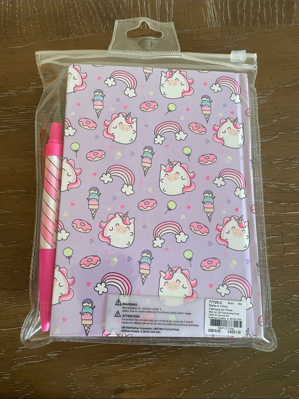 💖 Pick three $15 - Claire’s Unicorn Stationery Set - Pink Pastel